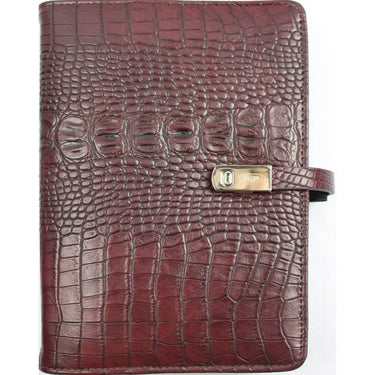 1311-53 Pocket Agenda Planner Croco Bordeaux